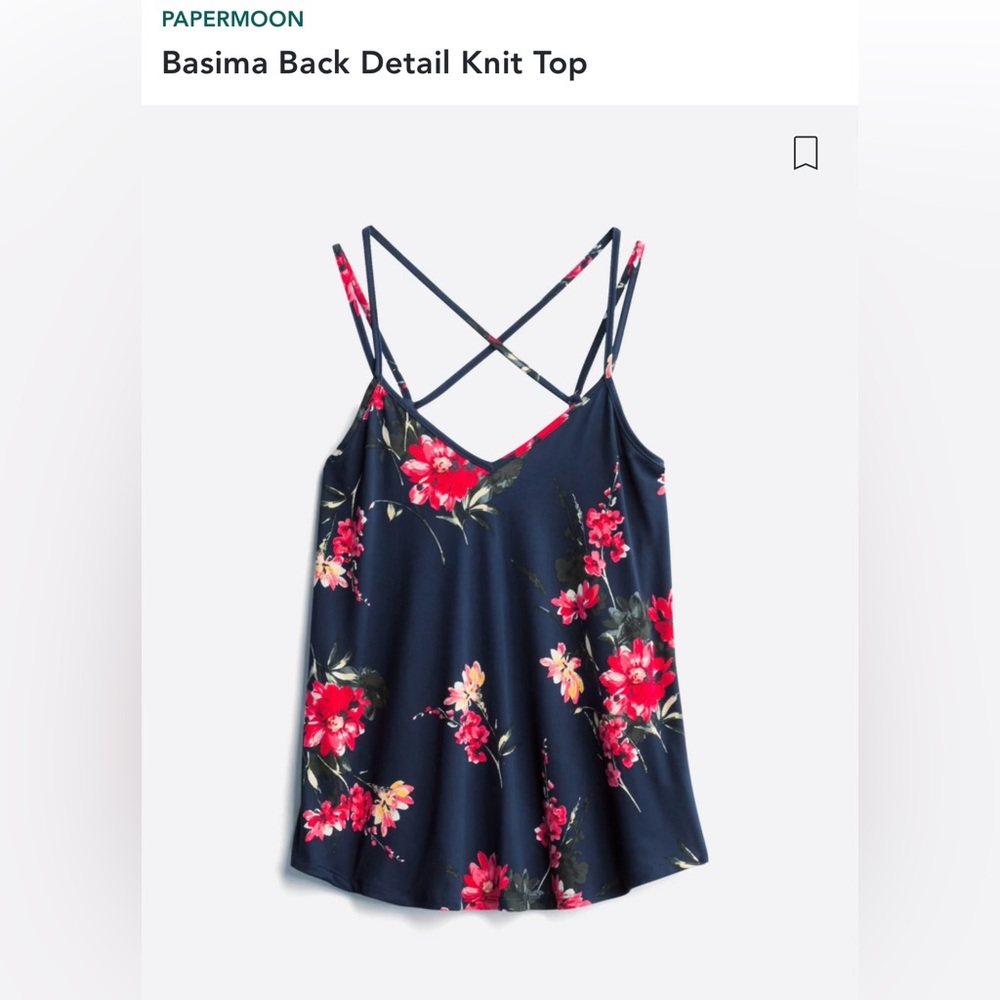 Papermoon Basima Back Detail Knit Top